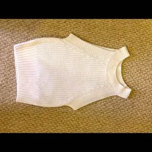 White knit crop top*never worn!